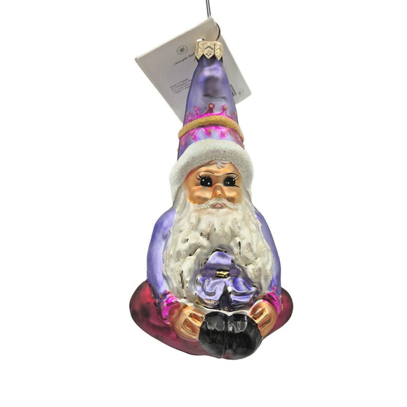 Christopher Radko Elfin Magic Purple Christmas Holiday Tree Ornament 98-SP-30 - Picture 1 of 8